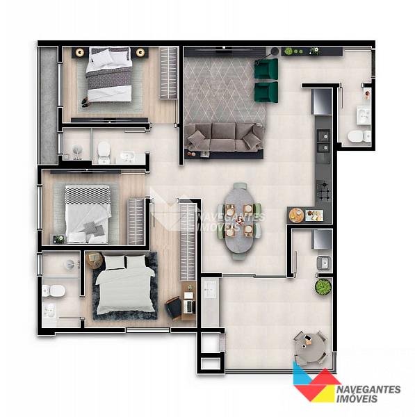 Duplex com 3 dormitórios no bairro Gravatá — foto 27