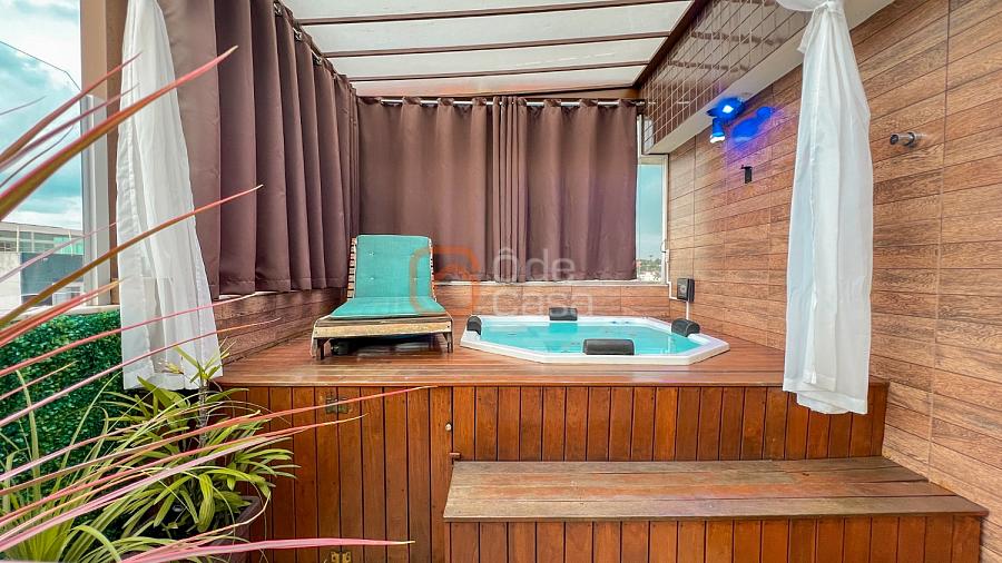 Cobertura com 3 quartos e hidromassagem � venda no Santa Am�lia 1