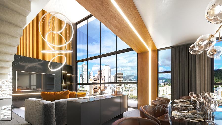 Cobertura Duplex de Luxo – Edifício Torre D’Aquino - Balneário Camboriú/SC — foto 7