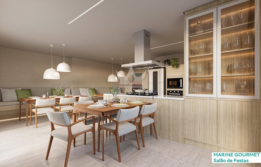 Apartamento � venda em Navegantes com 3 dormit�rios, su�te e lazer completo 10