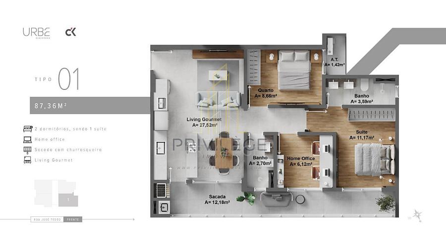 À venda no Bairro São Judas de Itajaí no Edifício URBE RESIDENCE — foto 10