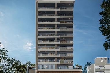 Apartamento na planta, Quadra Mar em Piçarras com 2 suítes