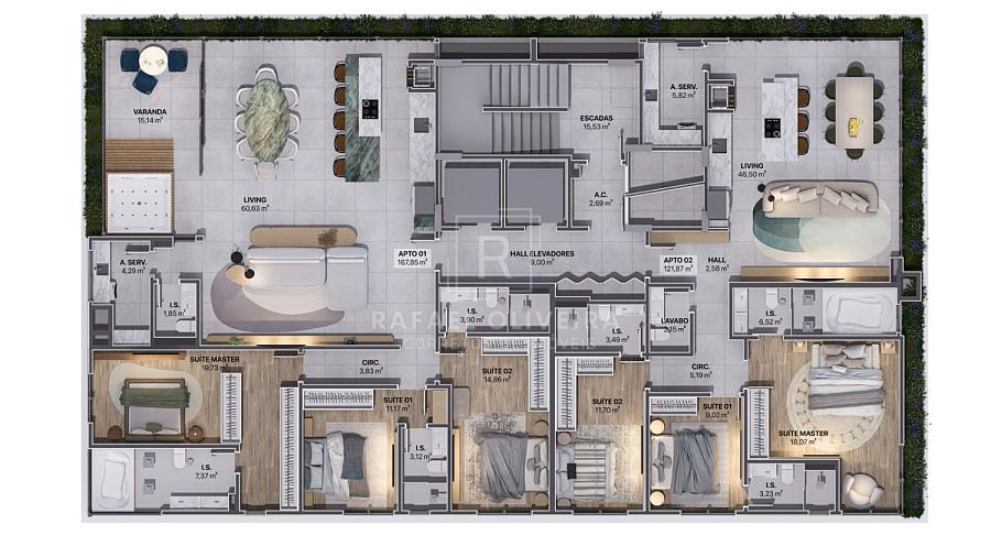 Apartamento em Itajuba, Barra Velha com 2 suítes, 1 vaga de garagem — foto 14