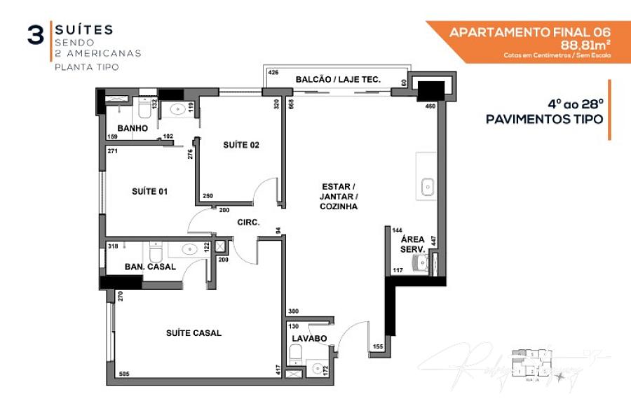 Land 226 | Setor Leste Universitário | 88 m² | 3 suítes (2 americanas) | 2 vagas | Rooftop com lazer — foto 2