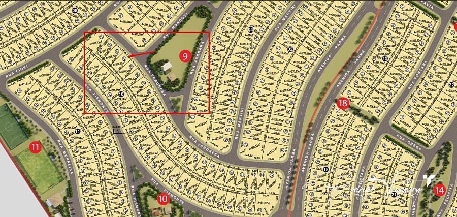 Lote à venda no Jardins Parma | 266,32 m² | Condomínio FGR | Alto potencial de valorização | Goiânia — foto 3