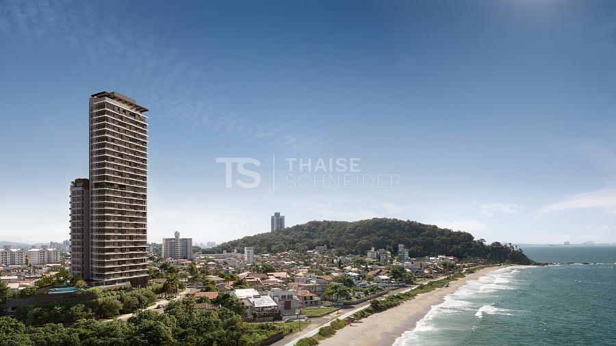 na planta com 3 su�tes e 149,94 m� na Praia do Quilombo em Penha 1