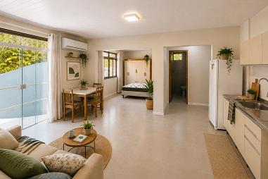 Studio com 1 quarto para alugar, 30m², 1 banheiro - Vorstadt - Blumenau